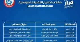 أخبار × 24 ساعة.. وزارة الصحة تعلن عناوين مكاتب التطعيم ضد الإنفلونزا
